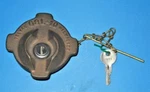 Locking Brass Fuel Cap Velvac 68L-10. Fixed Price $18.00.