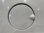 08-16 Town & Country Fuel Tank Door Bright White CLEARCOAT-PW7. Fixed Price $65.00.
