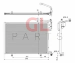 Ford Ecosport 2018- Condenser Air Conditioning Radiator Water Cooler 1837726. Fixed Price $86.70.
