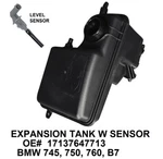 Expansion Tank With Sensor For Bmw E65,E66 Oe Quality Warranty 17137647713. Fixed Price $69.00.