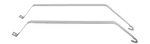 Chevrolet Camaro Gas Tank Straps 76-81 Stainless Pr. Fixed Price $135.96.