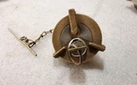 Used Vintage Fuel Tank Cap-saddle Locking Gates 31823. Fixed Price $54.99.