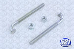 Fuel Gas Tank Straps J Bolts Fits Cuda Charger Dart Gtx Challenger Mopar. Fixed Price $14.98.