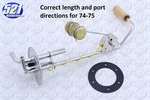 Ss Fuel Sending Unit Fits Dodge Truck 74 75 Frame Mounted Plastic Tank Mopar. Fixed Price $99.95.