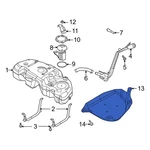 Ford Bronco Sport 2021-2024 LX6Z9A147A Right Fuel Tank Skid Plate. Fixed Price $255.11.