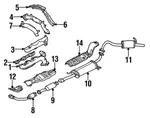 Genuine Mazda Exhaust Pipe JE68-40-3A0. Fixed Price $44.23.