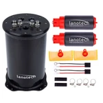 Aluminum 2.6L/2.8L 8AN Fuel Surge For Single Twin 39MM-40MM Intank Pumps. Fixed Price $199.00.