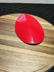 03-12 Mercedes R230 SL500 Gas Lid Fuel Filler Door Magma Red Oem. Fixed Price $46.55.
