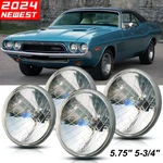 4X 5.75 5-3/4" Halogen Headlights Hi/lo For Dodge Charger Coronet Dart Chrysler. Fixed Price $94.99.