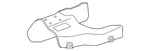 Genuine Audi Fuel Tank Shield 8W0-201-308-AH. Fixed Price $133.20.