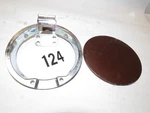 74 Corvette Gas Lid W/o Emblem Holes & Chrome Bezel Gm 1 Year Only. Fixed Price $79.00.