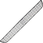 Apdty 168512 Front Bumper Grille Textured Black. Fixed Price $47.01.