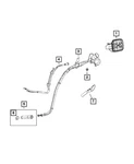 16-19 Dodge Durango Jeep Grand Cherokee Fuel Filler Vent Hose Mopar New Oem. Fixed Price $72.14.