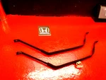 98-02 Honda Accord Gas Fuel Tank Mounting Straps Hanger Both Set Of Oem. Fixed Price $25.00.