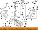 Hyundai Oem 18-22 Accent Fuel System Components-filler Assy 31030H9500. Fixed Price $409.54.