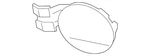 Genuine Mitsubishi Fuel Door 5940A088. Fixed Price $80.70.